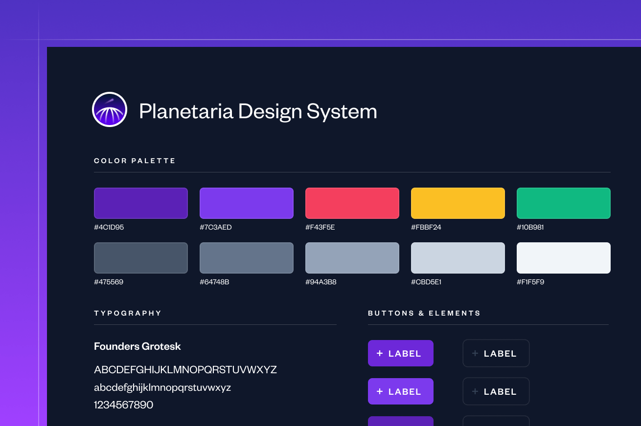 Crafting a design system for a multiplanetary future